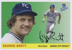 2020 Topps Archives Base Set George Brett #30 card