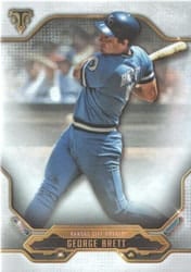 2020 Topps Triple Threads Base Set George Brett #41 card