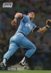 2021 Stadium Club Chrome Base Set George Brett #123 card