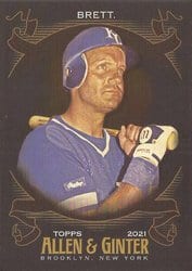 2021 Topps Allen & Ginter X Base Set George Brett #147 card