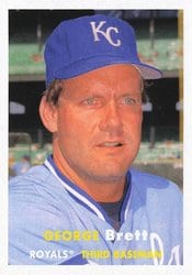 2021 Topps Archives Base Set George Brett #7 card