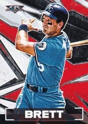2021 Topps Fire Base Set George Brett #179 card
