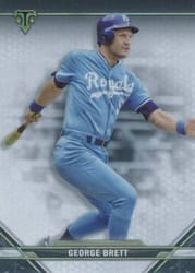 2021 Topps Triple Threads Base Set George Brett #93 card