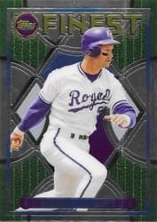 2022 Finest Flashbacks Base Set George Brett #212 card