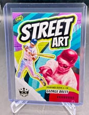 2022 Panini Diamond Kings Street Art George Brett #SA-16 card