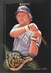 2022 Topps Allen & Ginter X Base Set George Brett #17 card