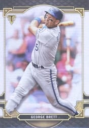 2022 Topps Triple Threads Base Set George Brett #5 card