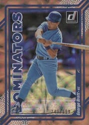 2023 Donruss Dominators George Brett #D1 card