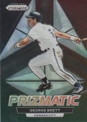 2023 Panini Prizm Prizmatic George Brett #P9 card