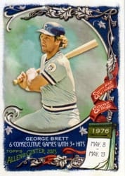 2023 Topps Allen & Ginter Spotless Spans George Brett #SS-14 card