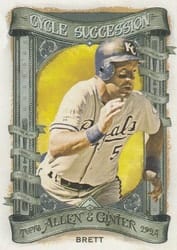 2024 Topps Allen & Ginter Cycle Succession George Brett (Kansas City Royals) #CS-14 card