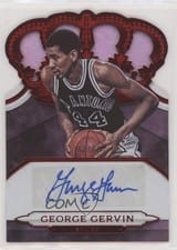 2018 Panini Crown Royale Crown Autographs George Gervin #CA-GGV card
