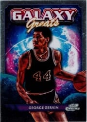 2023-24 Topps Chrome Cosmic Galaxy Greats George Gervin #GG-32 card