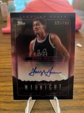 2023-24 Topps Midnight Stroke of Midnight Autographs George Gervin #SMA-GG card