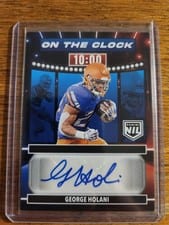 2024 Panini Prestige On the Clock Signatures George Holani #OTC-GHI card