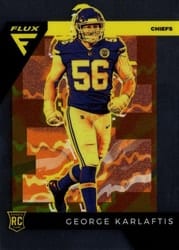 2022 Panini Chronicles Flux Rookies George Karlaftis #FX-17 card