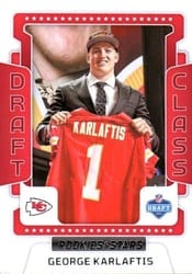 2022 Panini Rookies & Stars Draft Class George Karlaftis #DC-20 card