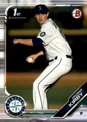 2019 Bowman Draft Base Set George Kirby #BD-115 card