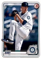 2020 Bowman Draft Base Set George Kirby #BD-168 card