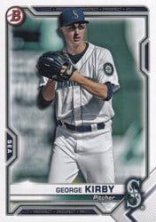 2021 Bowman Prospects George Kirby #BP-117 card
