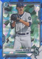 2021 Bowman Sapphire Edition Base Set George Kirby #BCP-117 card