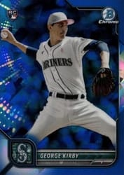 2022 Bowman Chrome Sapphire Edition Base Set George Kirby #34 card