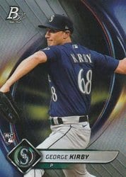 2022 Bowman Platinum Base Set George Kirby #71 card