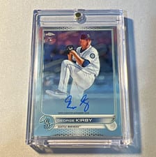 2022 Topps Chrome Rookie Autographs George Kirby #RA-GK card