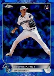 2022 Topps Chrome Update Sapphire Edition Base Set George Kirby #US207 card