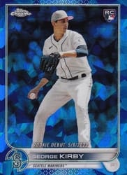 2022 Topps Chrome Update Sapphire Edition Base Set George Kirby #US290 card