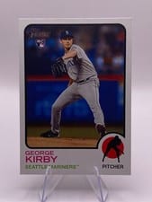 2022 Topps Heritage George Kirby #677 card