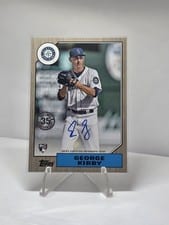 2022 Topps Update 1987 Topps Autographs George Kirby #87BA-GK card