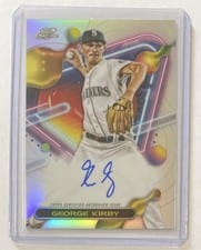 2023 Topps Cosmic Chrome Autographs George Kirby #CCA-GK card
