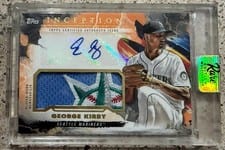 2023 Topps Inception Autograph Patch Cards George Kirby #IAP-GK card