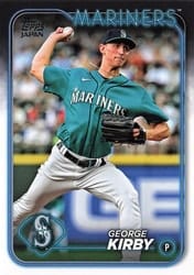 2024 Topps Japan Edition Base Set George Kirby #168 card