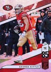 2019 Donruss Elite Base Set George Kittle #87 card