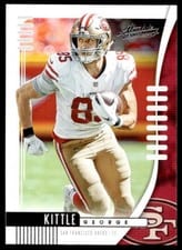 2019 Panini Absolute George Kittle Orange Mosaic #96 card