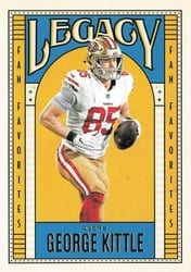 2019 Panini Legacy Fan Favorites George Kittle #FF-GK card