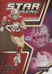2019 Panini Playoff Star Gazing George Kittle #28 card