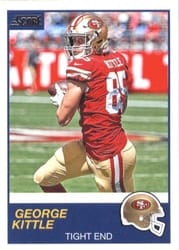 2019 Score Base Set George Kittle #307 card