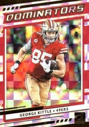 2020 Donruss Dominators George Kittle #D-GK card