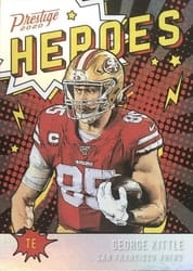2020 Panini Prestige Heroes George Kittle #HE-GK card