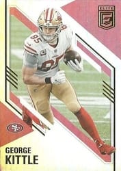 2021 Donruss Elite Base Set George Kittle #20 card