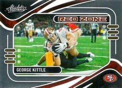 2021 Panini Absolute Red Zone George Kittle #6 card