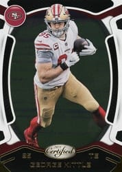2021 Panini Certified Base Set George Kittle #95 card
