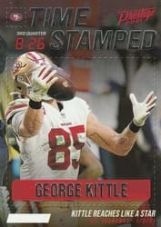 2021 Panini Prestige Time Stamped George Kittle #TS-GK card