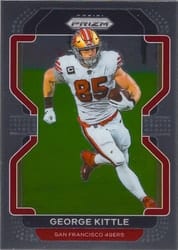 2021 Panini Prizm Base Set George Kittle #54 card