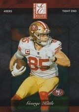 2022 Donruss Elite 2002 Elite George Kittle #2002-49 card