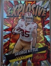 2022 Panini Absolute Explosive George Kittle #E32 card