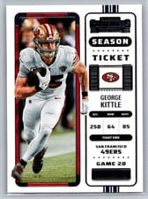 2022 Panini Contenders George Kittle #84 card